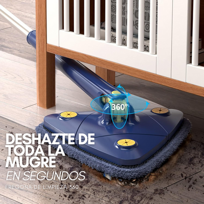 Fregona triangular 360° + 10 recambios gratis
