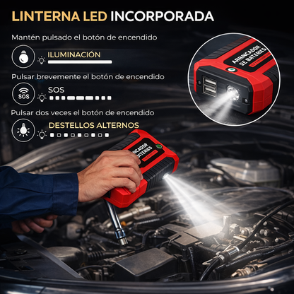EnergyMax™ - Cargador de batería inteligente y portátil para coche