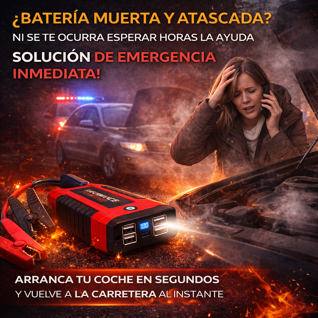 EnergyMax™ - Cargador de batería inteligente y portátil para coche